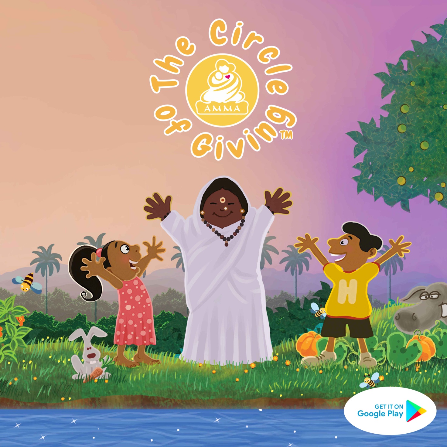 The Circle of Giving (Il cerchio del dono) – Il primo gioco per bambini basato sui valori ispirati dagli insegnamenti di Amma